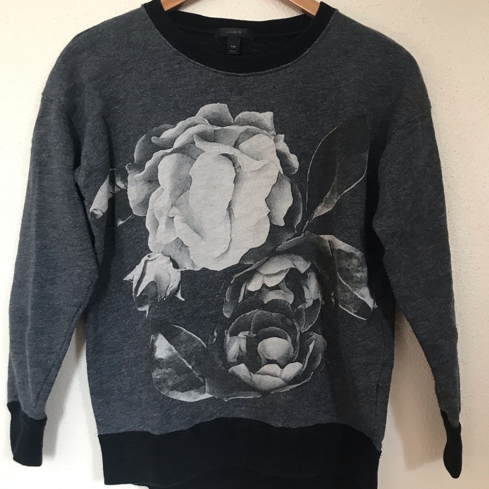 J.Crew oversized Floral Sweatshirt!